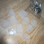 20Pcs Resin Keychain Molds For Necklace Pendants, Crystals, Jewelry, Keychain ornaments, Earrings photo review