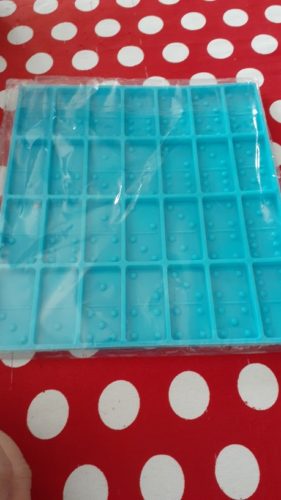 Domino Silicone Mold With 28 Cavities For Dominoe Games, Resin Jewelry photo review