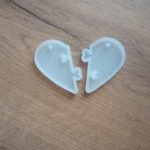 Heart Shaker Mold | 2Pcs Heart locks for lovers DIY Epoxy Resin Mould Jewelry Tools photo review