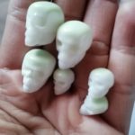 Skull Resin Mould Pendant Pirate Civilian Gentleman Skull Bracelet Beads Silicone Mold DIY Jewelry Making photo review