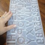 Silicone Letter Mold Kit | Alphabet Silicone Mould DIY Crafts Jewelry Making Tools photo review