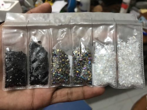 Broken Glass Stones Resin Fillings For Nail Art Decorations Handmade Jewelry Making photo review