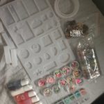 Silicone Jewelry Molds Kit With Epoxy Glue For Earring Keychain Jewelry Making DIY photo review